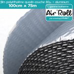 1 rouleau de film bulle d'air largeur 100cm x longueur 75m  - gamme air'roll isotherme