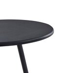 vidaXL Ensemble de bar 3 Pièces Tissu Gris foncé