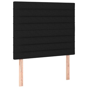vidaXL Têtes de lit 2 Pièces Noir 90x5x78/88 cm Tissu