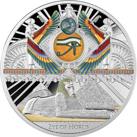 Pièce de monnaie en Argent 1 Dollar g 31.1 (1 oz) Millésime 2022 EYE OF HORUS