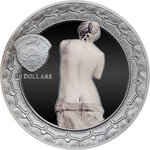 Pièce de monnaie en Argent 10 Dollars g 62.2 (2 oz) Millésime 2017 Eternal Sculptures VENUS DE MILO