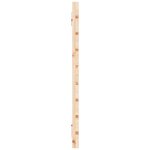 vidaXL Tête de lit murale 141x3x63 cm Bois massif de pin