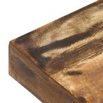 vidaXL Banc 110 cm Bois de récupération solide et acier