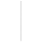 vidaXL Tête de lit métal blanc 193 cm