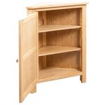 vidaXL Armoire d'angle 59 x 45 x 80 cm Bois de chêne massif
