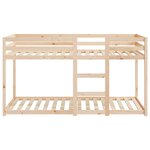 vidaXL Lit superposé 80x200 cm Bois de pin massif