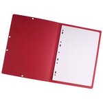Chemise À Élastique Sans Rabat Carte Lustrée 400gm2 - A4 - Rouge - X 25 - Exacompta