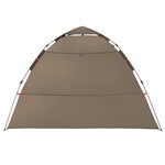 vidaXL Tente de pêche 4 personnes vert olive libération rapide
