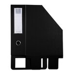Porte-revues Pp - Dos 100mm - Livrés À Plat - 23x31cm - Noir - X 10 - Exacompta