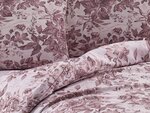 Parure de lit rose SOFRANO 260 x 240 cm