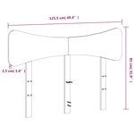 vidaXL Tête de lit 120 cm bois massif de pin