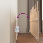 vidaXL Tête de lit murale 185x3x80 cm Bois massif de pin