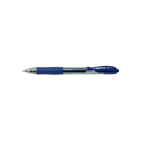 Stylo Roller Encre Gel G2 07 Pte Moyenne Bleu Noir PILOT