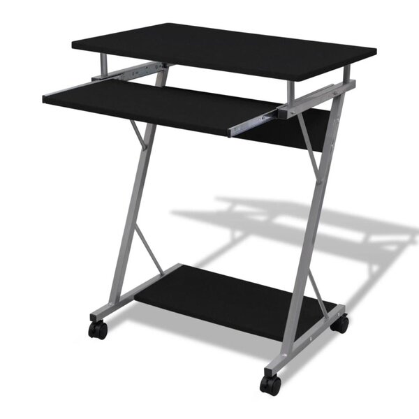 Bureau table meuble travail informatique de bureau noire pour ordinateur 0502096