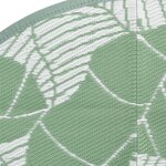vidaXL Tapis d'extérieur vert Ø120 cm PP