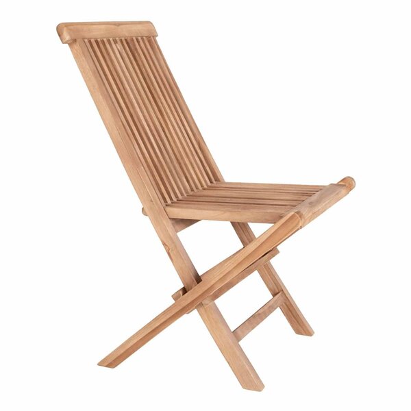 2 chaises de jardin en teck TOLEDO