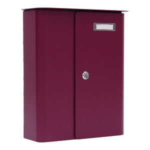 Profirst ziefen boîte aux lettres complètement rouge baie