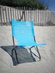 Lot de 2 chaises de plage pliables - O'Beach - Dimensions : 58 x 47 x 61 cm