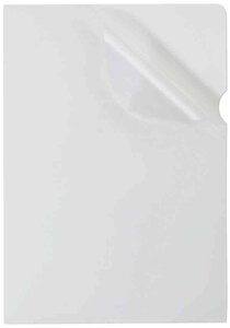 Sachet de 10 Pochettes coins A4 incolore PP 12/100eme ELBA