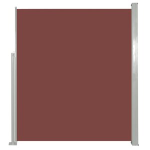 vidaXL Auvent latéral rétractable de patio 160 x 300 cm Marron