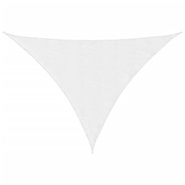 vidaXL Voile de parasol tissu oxford triangulaire 3x4x5 m blanc