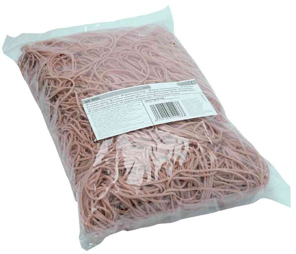 sachet de 1 kg d'élastiques nature 200 x 10 mm MAPED