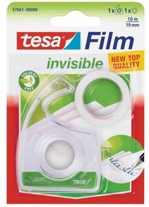Film + dévidoir dans un kit, ruban mat invisible 19 mm x 33 m TESA