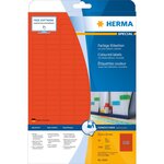 Paquetde 3780 étiquettes superprint, 25,4 x 10 mm, rouge herma