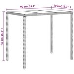 vidaXL Salon de jardin 6 Pièces avec coussins Gris Résine tressée