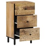 vidaXL Armoire latérale 40x33x75 cm bois massif de manguier