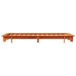 vidaXL Cadre de lit sans matelas cire marron 90x200 cm bois pin massif