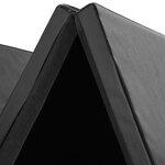 Tectake Tapis de Gymnastique Pliable - noir