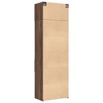 vidaXL Armoire de rangement chêne brun 70x42 5x225cm bois d'ingénierie