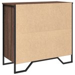 vidaXL Buffet chêne marron 79 5x35 5x74 5 cm bois d'ingénierie