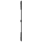 vidaXL Tête de lit murale Noir 159 5x3x110 cm Bois massif de pin