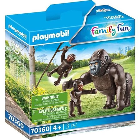 Playmobil - 70360 - gorille avec ses petits