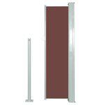 vidaXL Auvent latéral rétractable 120 x 300 cm Marron