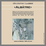 4 Lames décoratives ALBATRE pour poteau LA BOXX