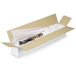 Caisse carton longue simple cannelure à grande ouverture raja 80x20x20 cm (lot de 10)