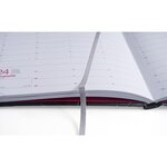 Agenda Couverture Rigide 'TEXTURA' Semainier 16 x 24 cm Noir OXFORD