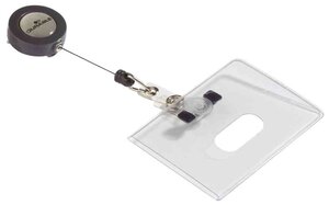 porte-badge, en PVC flexible, 85 x 54 mm DURABLE