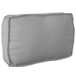 vidaXL Ensemble de coussins de palette 3 pièces en tissu oxford gris