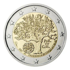 2 euros commémorative Portugal 2007 - Présidence.