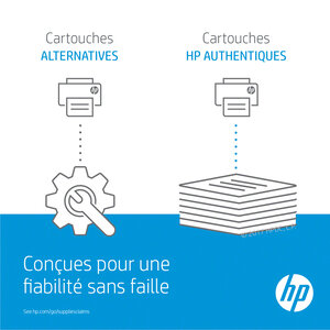 Hp hp 304 trois co. Cartouche d encre cloq. Hp 304 trois couleurs cartouche d encre cloque