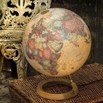 Globe terrestre lumineux Full circle antique Ø 30 cm - FC1