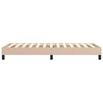 vidaXL Cadre de lit Cappuccino 90x190 cm Similicuir
