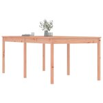 vidaXL Table de jardin 203 5x100x76 cm bois massif de douglas