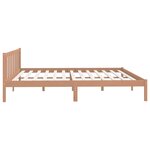 vidaXL Cadre de lit Marron miel Bois de pin massif 200x200 cm