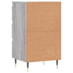 vidaXL Buffet sonoma gris 40x35x70 cm bois d'ingénierie