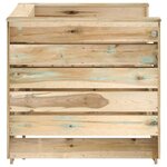 vidaXL Salon de jardin palette 2 Pièces Bois de pin imprégné